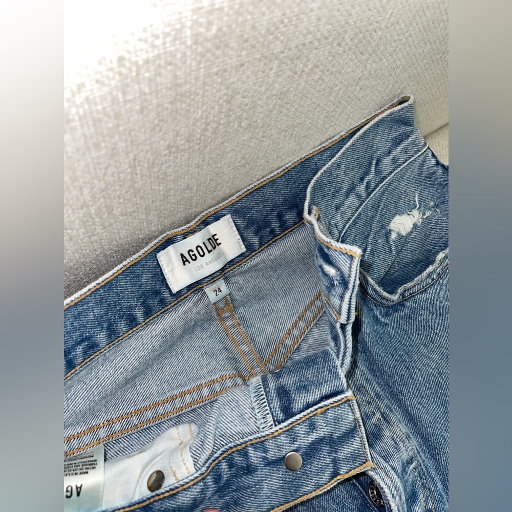 NWOT AGOLDE 90s Mid Rise Loose Fit in Fall Out - Picture 10 of 13